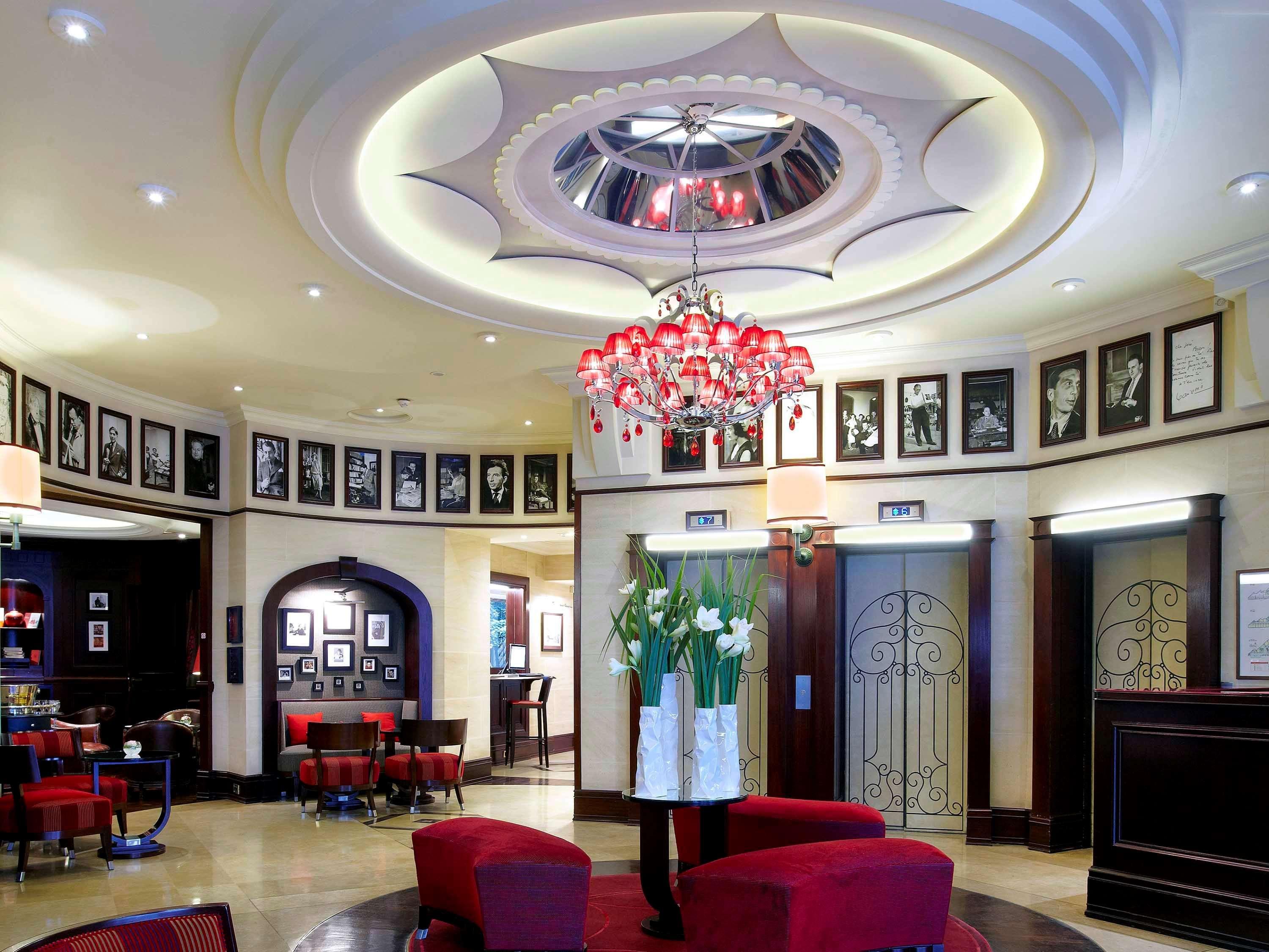 호텔 퐁 로얄 파리 외부 사진 The lobby of the hotel